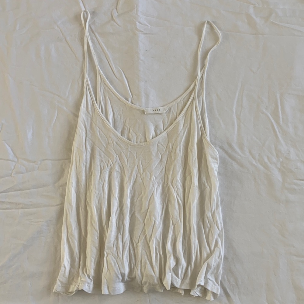 White Lush tank top